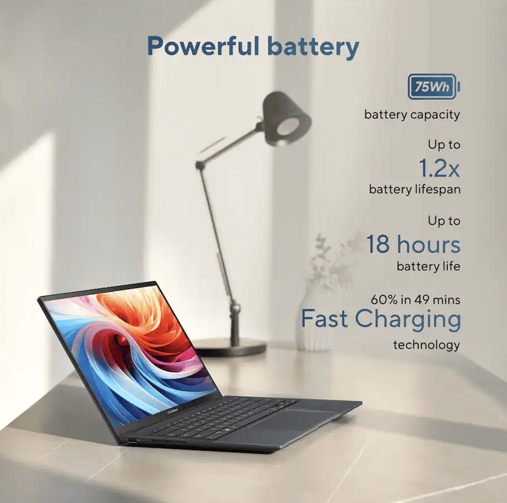ASUS Zenbook 14 AI Business Laptop 14.0in Touchscreen OLED WUXGA Display (Intel Ultra 7-255H, 16GB LPDDR5X, 4TB PCIe SSD, Intel Arc, Backlit KB, 2 Thunderbolt 4, WiFi 7, Webcam, Win 11 Pro)