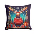 thumbnail image 3 of Buffalo Christmas Fabric Decorative Pillow 14 in x 14 in, 3 of 3