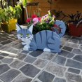 thumbnail image 2 of Cat Shaped Planter Pot DIY Animal Shaped Cartoon Decor Lightweight for Garden, 2 of 6