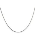thumbnail image 3 of 925 Sterling Silver 1mm 8 Sided Box Chain Necklace Pendant Charm Octagonal, 3 of 9