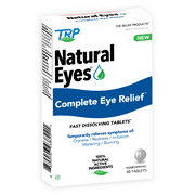 Natural Eyes, Complete Eye Relief, Fast Dissolving Tablets, Dryness, Redness, Irritation, Watering and Burning, 48 Count