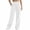 White, variant on Horkkom High Waisted Pants for Women Winter Fleece Lined Elastic Waist Sweatpants Soft Warm Comfy Pants with Pockets, S-2XL