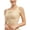 Beige, variant on Post-Surgery Front Closure Bra for Women Posture Corrector Compression Shapewear Tops with Breast Support Band(Beige X-Large)