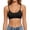 Black, variant on Women’s Bralette Seamless Thin Strap Wireless Lightweight Comfort U-Neck Everyday Bra Soft Support No Underwire Bra for Casual