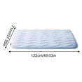 thumbnail image 5 of Pet Cooling Mat for Large Dogs Thin Breathable Indoor Crate Pad with Chill Cool Fiber Portable Washable Kennel Mat Ice Silk Summer Outdoor Floor Pad for Dogs Cats 20x16 Inch, 5 of 8