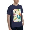 thumbnail image 2 of Bingfone Floral Vintage Men'S Loose Fit Short-Sleeve Pocket T-Shirt, 2 of 7