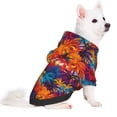 thumbnail image 2 of Balery Colorful Hawaii Palms Sudadera con Capucha para Perros Pequeños – Ropa para Mascotas, Disfraz para Perros y Gatos, Ideal para Fiestas y Cosplay-Small, 2 of 7