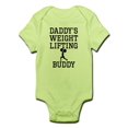 thumbnail image 1 of CafePress - Daddys Weightlifting Buddy Body Suit - Baby Light Bodysuit, 1 of 1