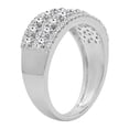 thumbnail image 2 of Dazzlingrock Collection 1.15 Carat (ctw) 14K Round Diamond Ladies Anniversary Wedding Band Ring, White Gold, Size 9, 2 of 4