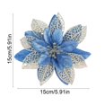 thumbnail image 3 of 1Pcs Christmas Tree Decoration Simulation Flowers Cloth Material Simulation Flowers For Weddings Parties Halls And Other Decorations Holiday Gifts, 3 of 6