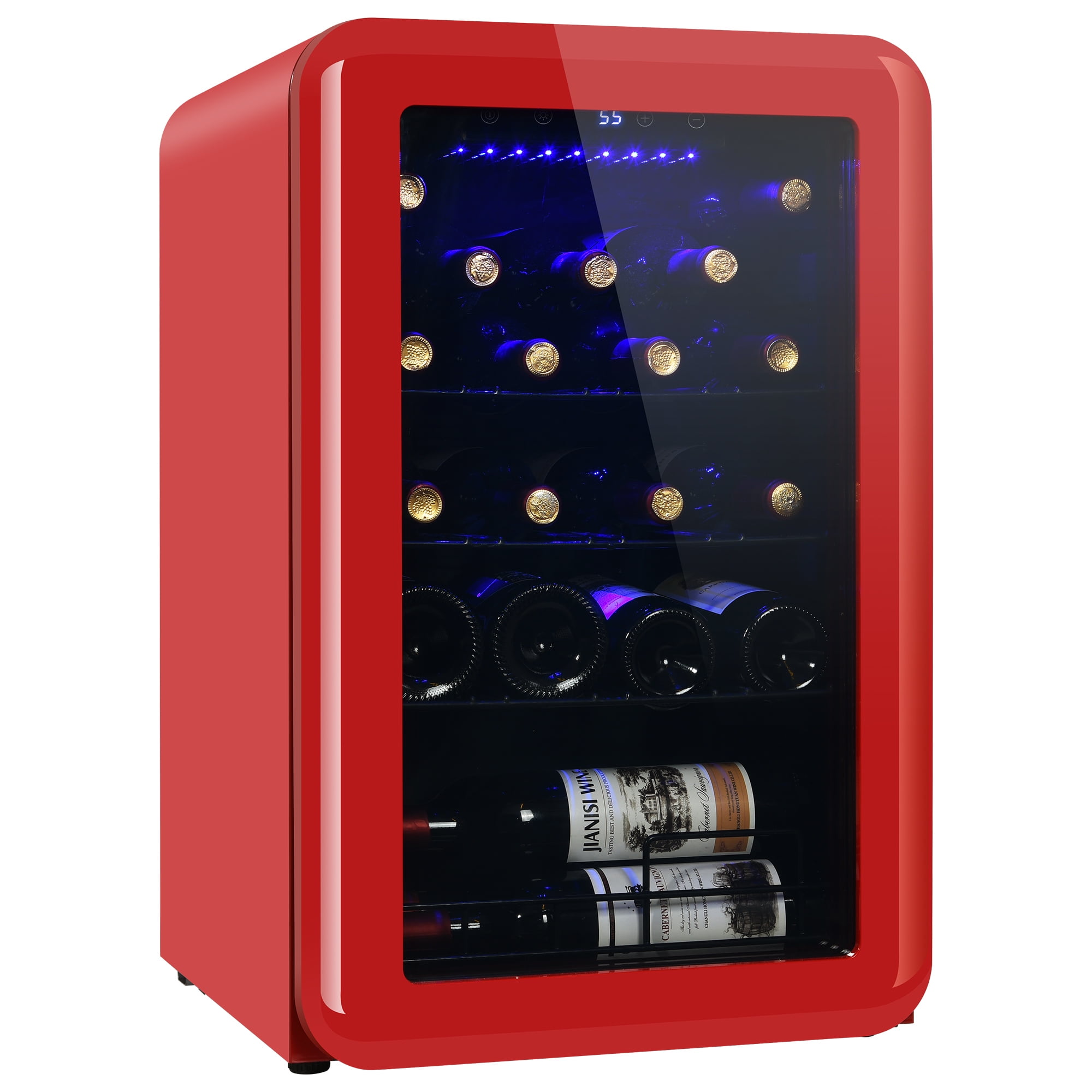 ZAQW Wine Cooler Countertop Freestanding Wine Cellars Compressor System