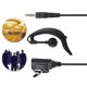 thumbnail image 1 of Auricular, Tubo De Aire Flexible PTT Auricular Rotación De 360 ​​° Línea Elástica Para Walkie Talkie Inter Para Conducir, 1 of 7