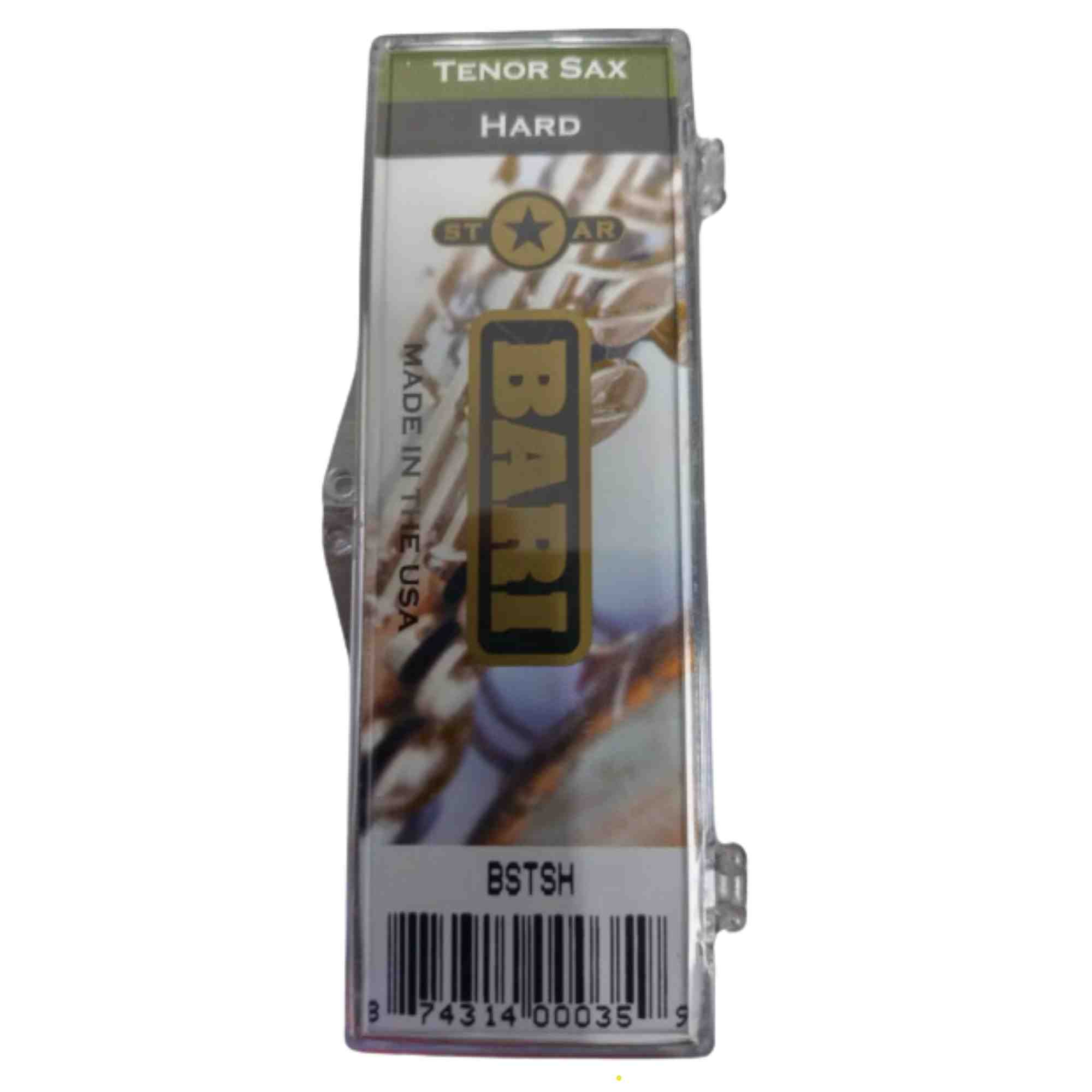 Bari Woodwind Star Bb Tenor Saxophone Synthetic Reed Strength Hard (3.5-4.0) - BSTSH