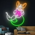 thumbnail image 3 of Handmadetneonsign Corgi Mermaid Neon Sign, Mermaid Corgi Neon Light, Corgi Dog Mermaid Led Light, 3 of 5