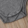 thumbnail image 5 of Baby Boy Fashion Jumpsuit T Shirt Button Style Monochrome Pocket Romper, 5 of 5