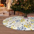 thumbnail image 6 of Sikiie Wildflower Honeybee 30-48 inches {designName} Print Christmas Tree Skirt Snowman Xmas Tree Skirt with Edge Christmas Decorations for Holiday Party48", 6 of 7
