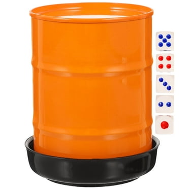 1 Set of Can Shape Dice Cups Supple Dice Holders Bar Dice Holder with Dice Dice Game Accessories