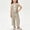 Beige1846, variant on Amidoa Girls Summer Outfit Sets 2 Piece T-Shirt Tank Top and Casual Pants Set Kids Clothing Sets Beige Size 3T