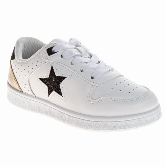 Kensie Girls Kids Sneakers (Little Kids Big Kids), White Blue, Size: 11