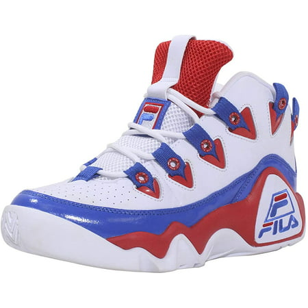 Fila Mens Grant Hill 1 Sneaker 8.5 White/Fila Red/Prince Blue