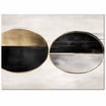 thumbnail image 2 of Area Rugs 5x7 Ft Abstract Mottled Geometric Black Gold Gray Line Circle Moon Non-Slip Washable Rug Indoor Rug Floor Mats Non Shedding Carpet for Living Room Bedroom Dining Room Home Decor, 2 of 8