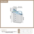 thumbnail image 1 of 2000ml Sky Blue Airtight Food Storage Container with Transparent Design - Modern Minimalist Kitchen Canister for Grains, Rice, and Dry Goods - Moisture-Proof, Insect-Resistant Seal for Freshness, 1 of 6