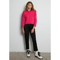 thumbnail image 5 of KIDPIK Girls Long Sleeve French Terry Crop Hoodie Sweatshirt, Size: 2T - XXL (16), 5 of 8