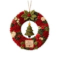 thumbnail image 2 of 3D Fabric Poke Wreath DIY Kit, Christmas Wreath DIY Kit for Adults, Fabric Poke Art Kits for Beginner(Christmas Tree), 2 of 5