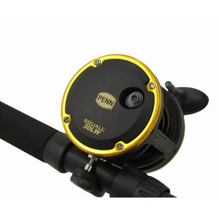 Penn Squall Level Wind Conventional Reel and Fishing Rod Combo