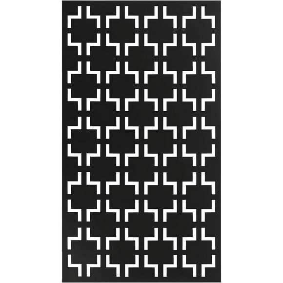 Decorative Privacy Screen Panel Metal Laser Cut Privacy Screen, Decorative Outdoor Patio Fence for Outdoor Indoor Garden Balcony Porch Decor
