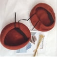 thumbnail image 6 of CoCopeanut 2020 Topi Wanita Topi Baret Karang Bulu Topi untuk Gadis Katun Musim Semi Musim Gugur Musim Gugur Anak Beanies Anak-anak Natal Parentage H, 6 of 6