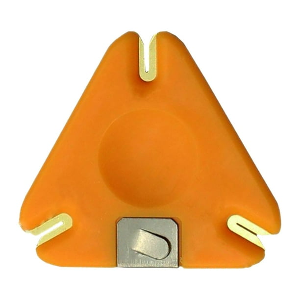 Cortador de línea de pesca multifuncional, pelacables de 3 tamaños, para agua salada naranja