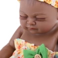 thumbnail image 4 of Muñeca de bebé de silicona negro pulgadas, juguetes para y niñas, regalos B # Hugo  juguete de la muñeca de la vida real, 4 of 8