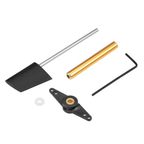 RC Boat Rudder with Straight Servo Arm,Rudder Pad Thickness 4.4mm 1 SET