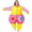 Clown-A04, variant on Inflatable Clown Costume Set For Adults - Funny & Scary Circus Party Outfits,Height 4'11"-6'3",Clown-A01