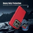 thumbnail image 5 of Entronix Heavy Duty Case Compatible with Moto G Power 2025, Shockproof Dustproof Protective Hard Cover, Red, 5 of 6