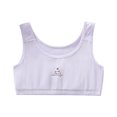 thumbnail image 6 of LRen Girls Training Bras 10-12 Years Seamless Stretchy Sports Bra Girl Wireless Bralette Solid Color with Removable Padding Yoga Crop Top, 6 of 6