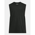 thumbnail image 5 of No Boundaries Sleeveless Muscle Tee Tank Top, Men's & Big Men's, 5 of 5