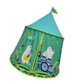 thumbnail image 1 of Jugar para niños Tent Prince Castle Centable Playroom portátil Playhouse Indian Regalo de cumpleaños para la guardería Fiesta de cumpleaños de verde, 1 of 8