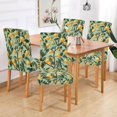thumbnail image 2 of Yayeee 2 Pack Dining Chair Covers Stretch Parson Chairs Slipcovers Seat Protector, Orange Tree, 2 of 6