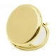 thumbnail image 4 of Espejo cosmético de metal compacto de doble cara plegable conveniente portátil pequeño espejo oro rosa simple espejo redondo, 4 of 4