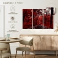 thumbnail image 5 of Elephant Stock Red Trees Wall Art - Horizontal Multi Panel Canvas - Living Room Wall Decor - Gothic Multi Panel - Red And Brown Decor - 50" x 32", 5 of 8