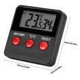 thumbnail image 4 of Thermomètre et hygromètre numérique LCD, moniteur de température et d'humidité, pour incubateur d'œufs et animaux de compagnie, 4 of 4