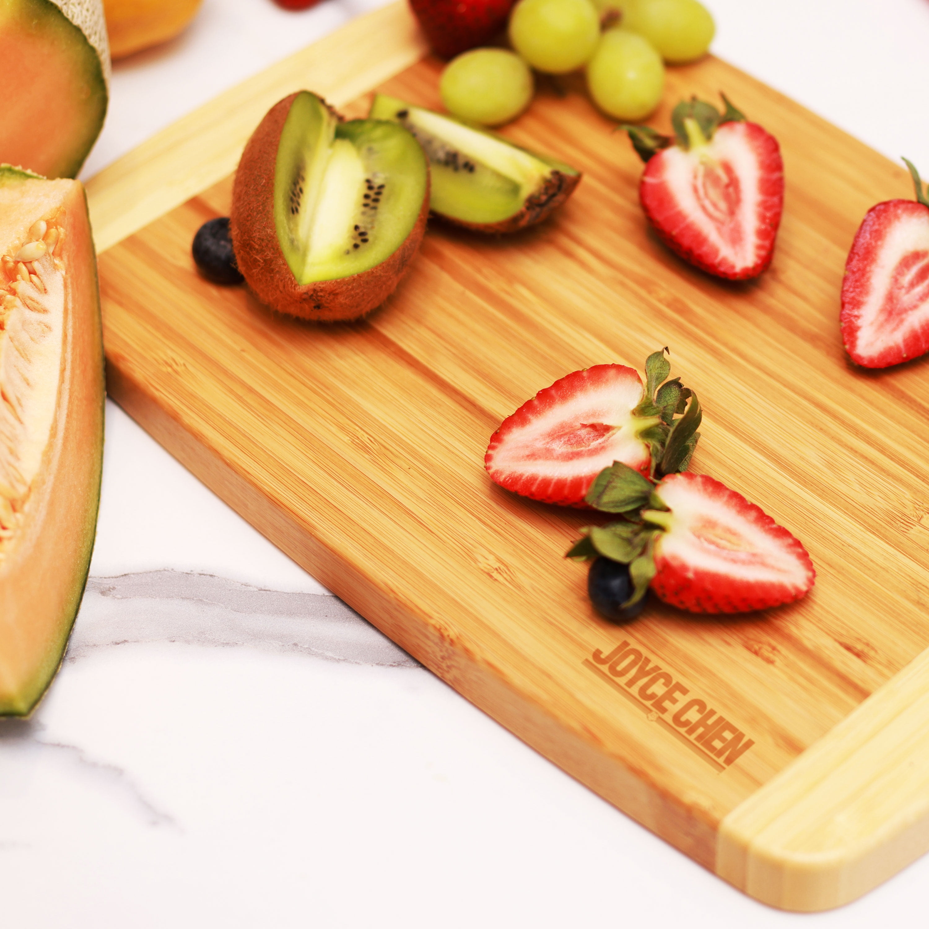 Joyce Chen Bamboo Cutting Board Set 3 Pack (Small, Medium, and Large)