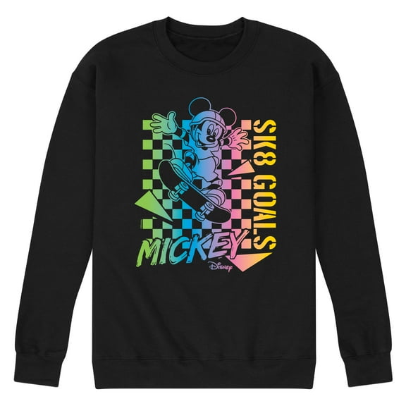 Disney - Mickey & Friends - Mickey's Sk8 Squad - Forever Rollin - Men's Crew Neck Fleece Pullover