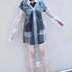 thumbnail image 1 of Chubasquero transparente, chaqueta de lluvia transparente de moda para mujer, viajes de senderismo al aire libre SG, 1 of 10