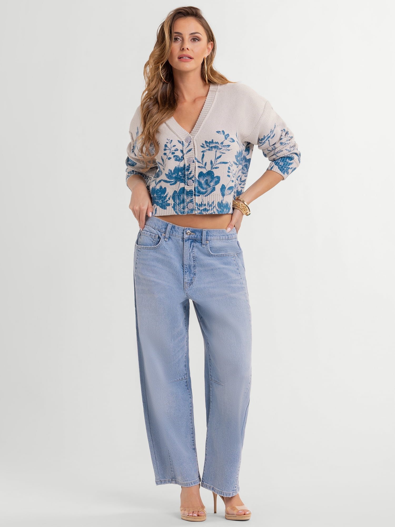 Jessica Simpson Women's Freesia Wide Leg Jean, Sizes 2-16