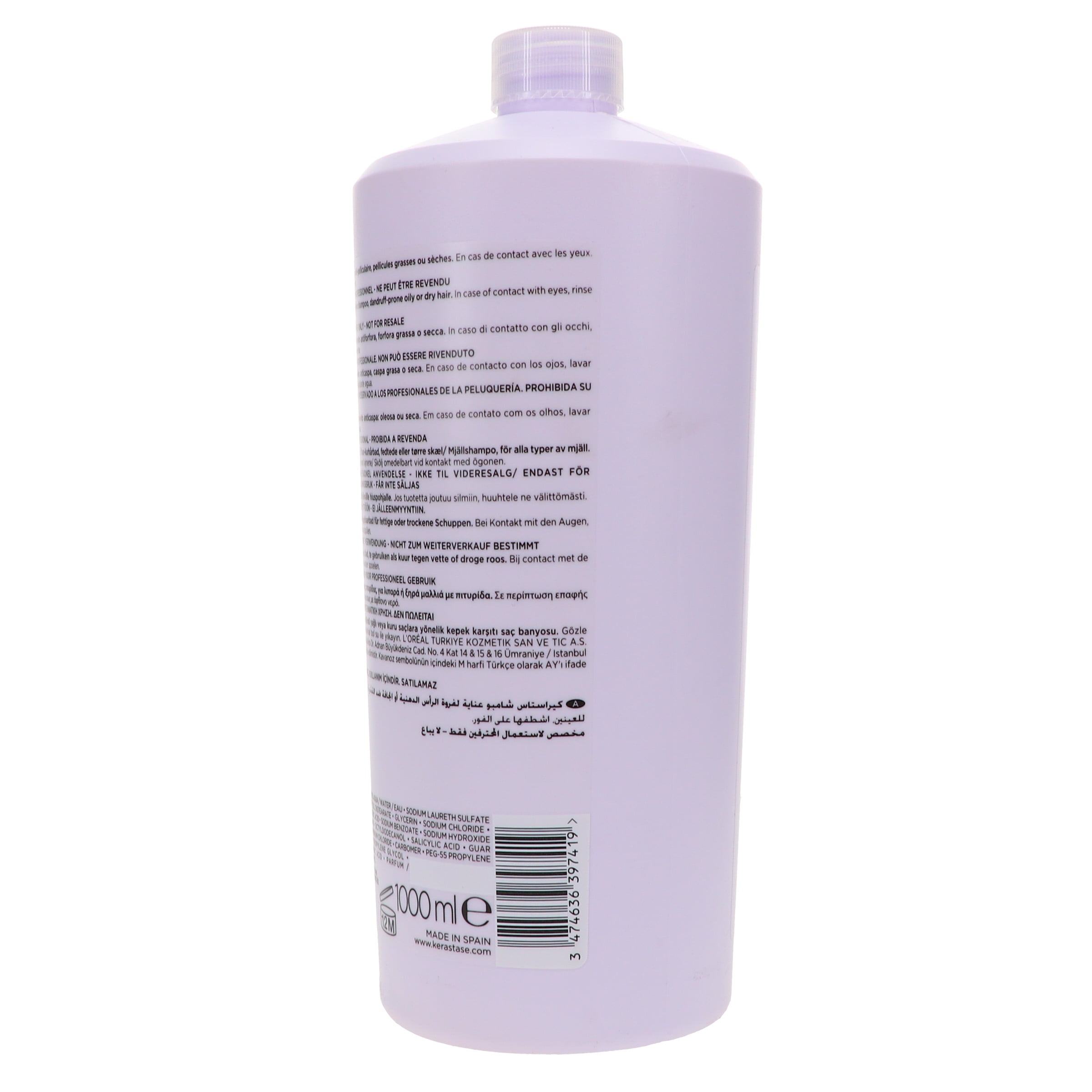 fax Døde i verden pasta Kerastase Specifique Bain Anti-Pelliculaire Shampoo, 34 Oz - Walmart.com