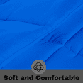 thumbnail image 4 of KOMFIT Bedding Comforter Duvet Insert - Quilted Comforter with Corner Tabs - Box Stitched Down Alternative Comforter&nbsp;300 GSM ( Egyptian Blue , Twin/Twin XL (68x90) ), 4 of 5