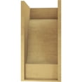 thumbnail image 4 of 12"W x 12"D x 24"H Wide Newport Rough Cedar Woodgrain TimberThane Corbel, Primed Tan, 4 of 6
